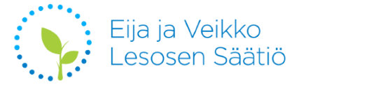 Eija ja Veikko Lesosen Säätiö logo. Linkki vie säätiön kotisivulle
